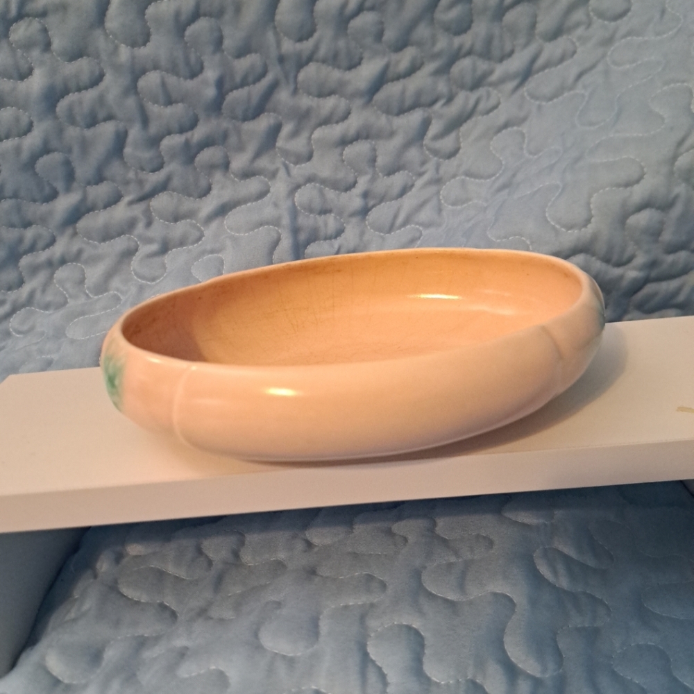 Vallona Starr Of California Signed Pink Oval Planter Vintage MCM